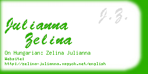 julianna zelina business card